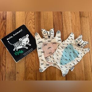 Set of Three Animal Print Baby Toys